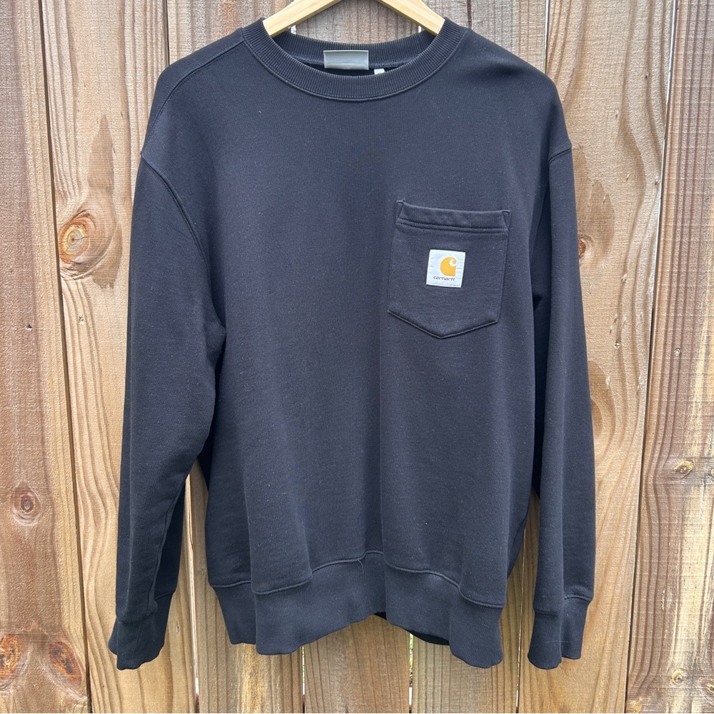 WIP Carhartt Men's Crewneck Sweatshirt in black